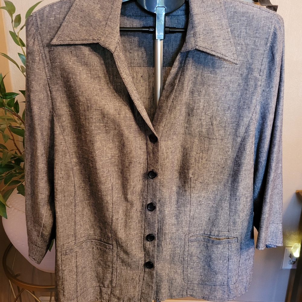 NWOT Jessica Plus Gray Jacket